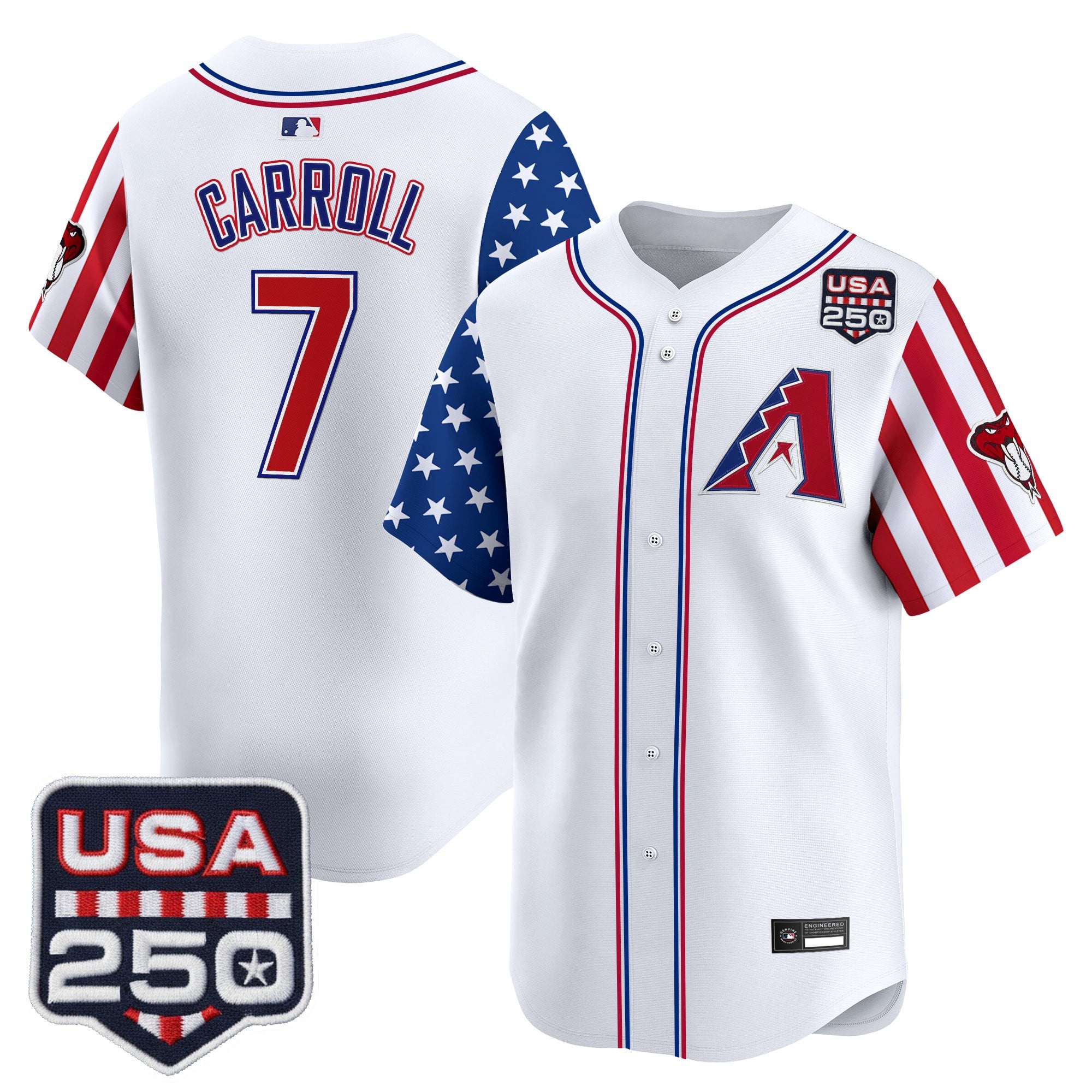 ARI "America 250 Edition" Vapor Premier Limited Jersey - Stitched