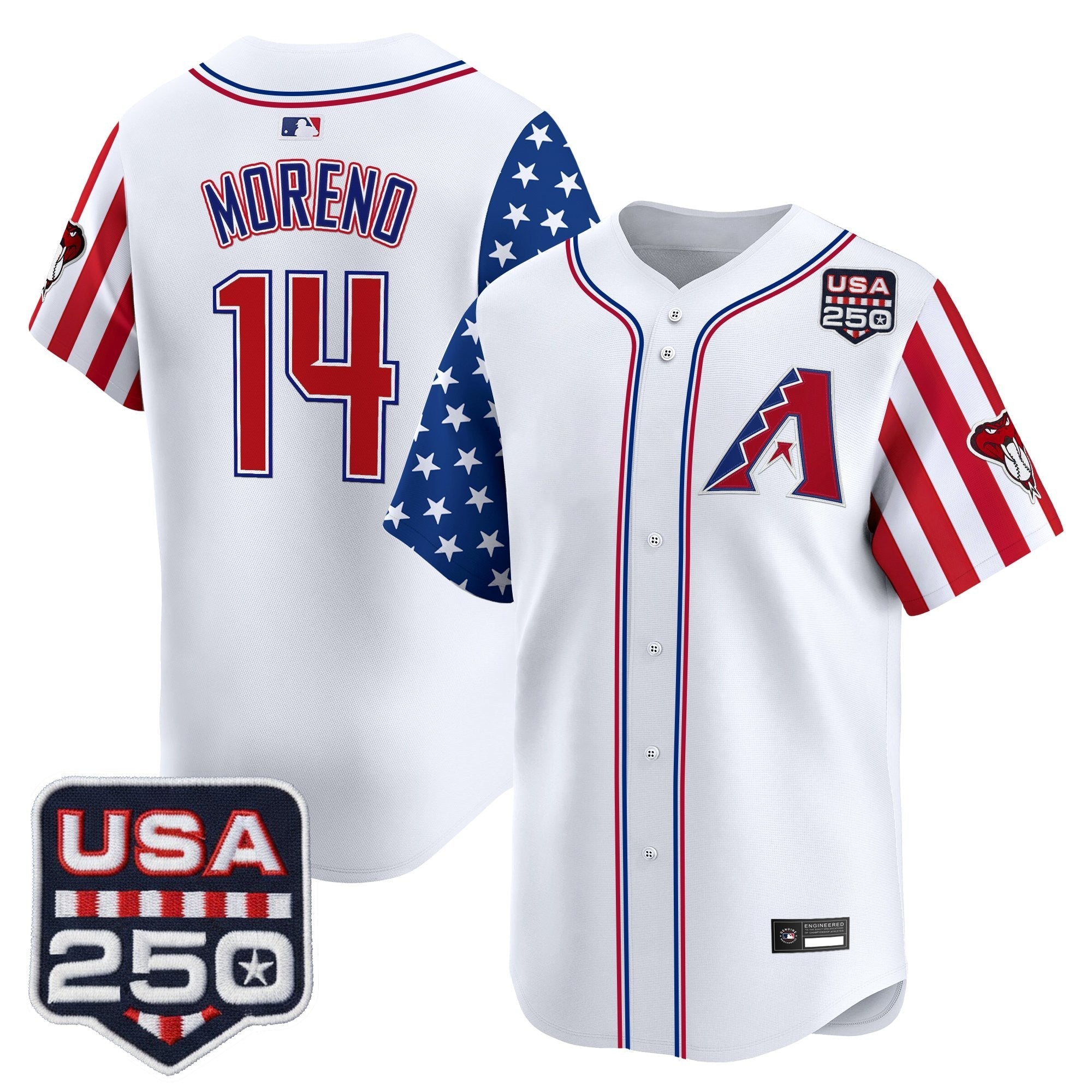 ARI "America 250 Edition" Vapor Premier Limited Jersey - Stitched