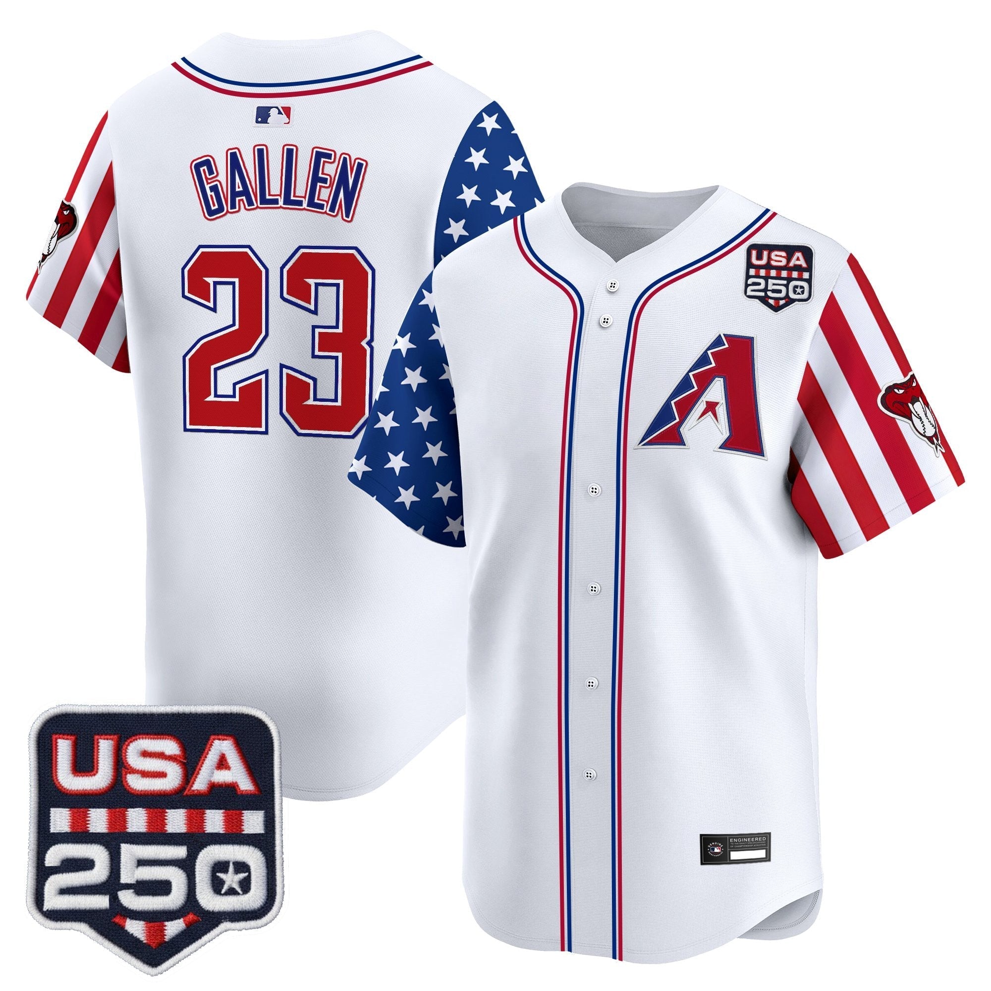ARI "America 250 Edition" Vapor Premier Limited Jersey - Stitched