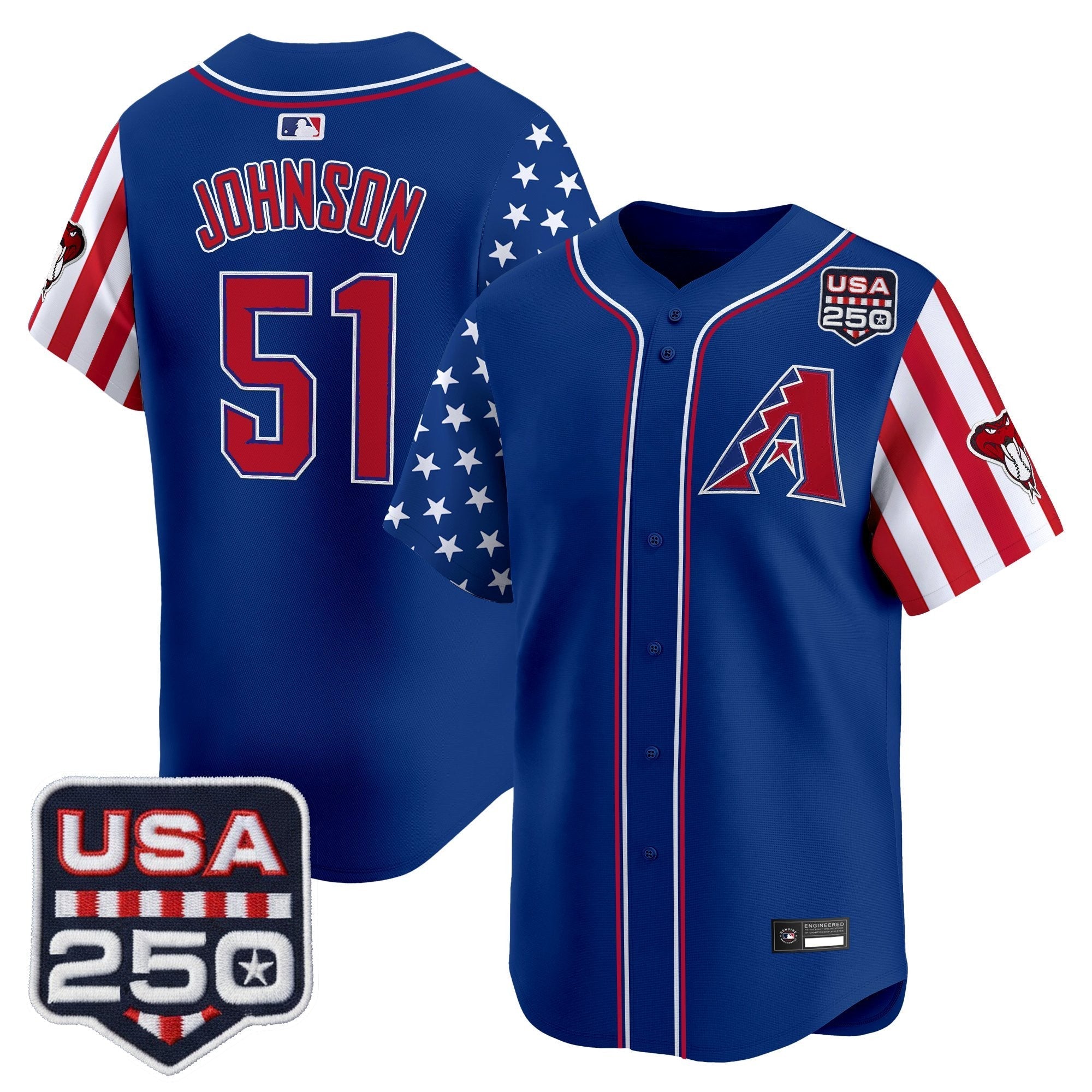 ARI "America 250 Edition" Vapor Premier Limited Jersey - Stitched