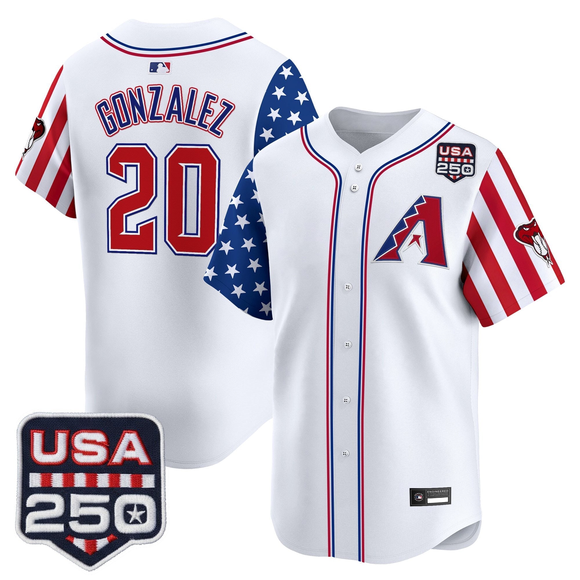 ARI "America 250 Edition" Vapor Premier Limited Jersey - Stitched