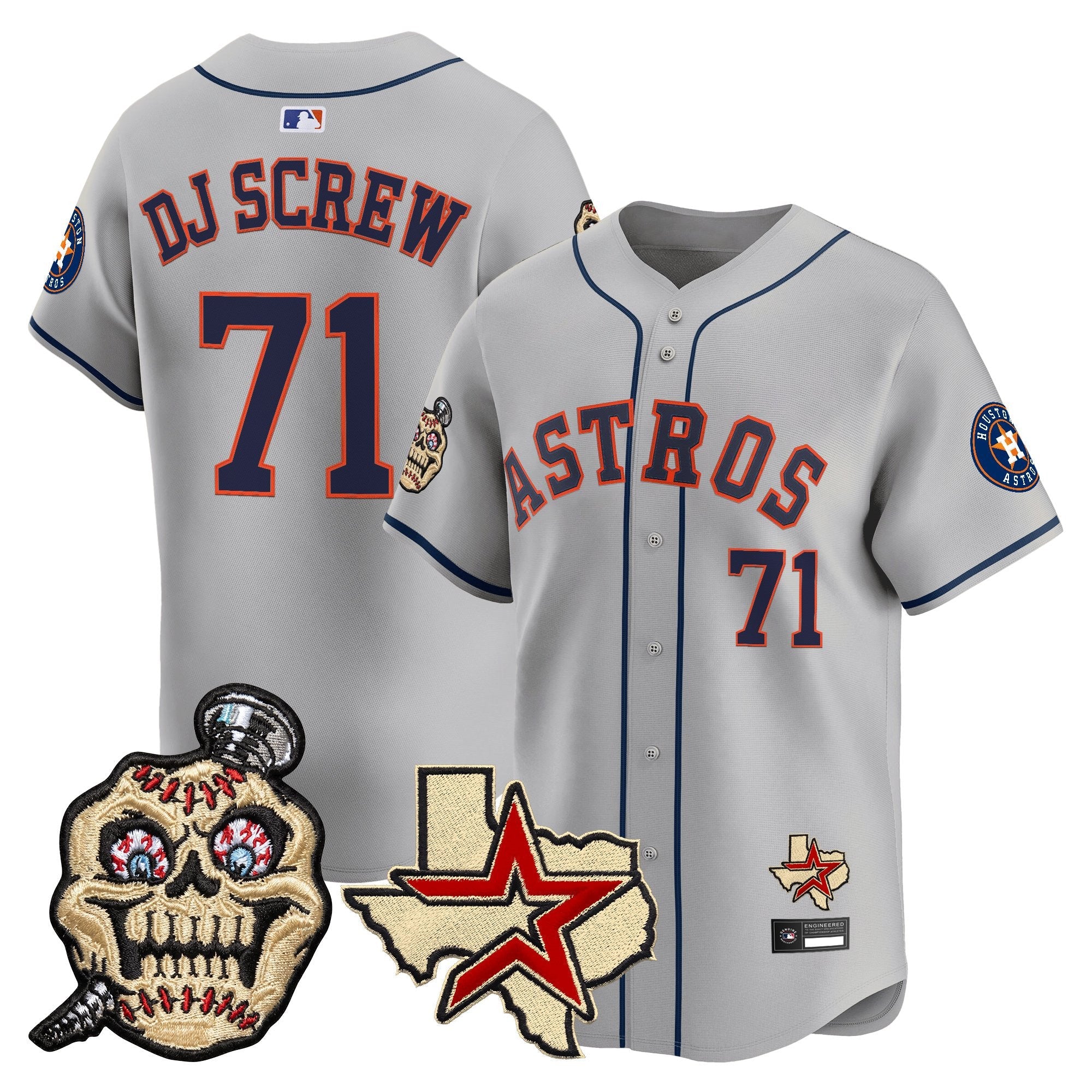 HOU Screwed Up Click Vapor Premier Limited Jersey - Stitched