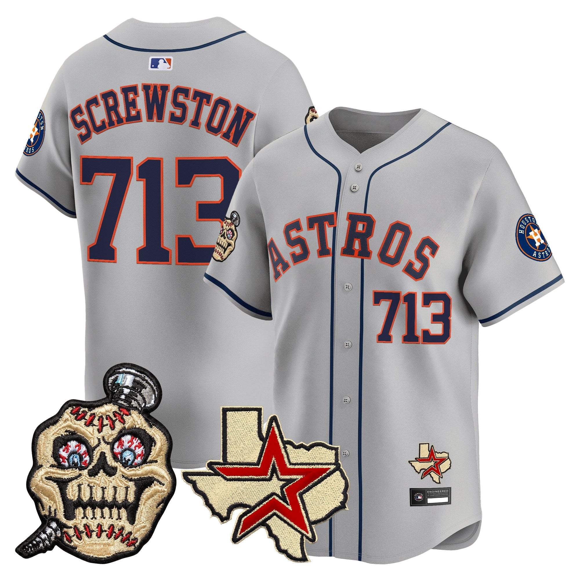 HOU Screwed Up Click Vapor Premier Limited Jersey - Stitched
