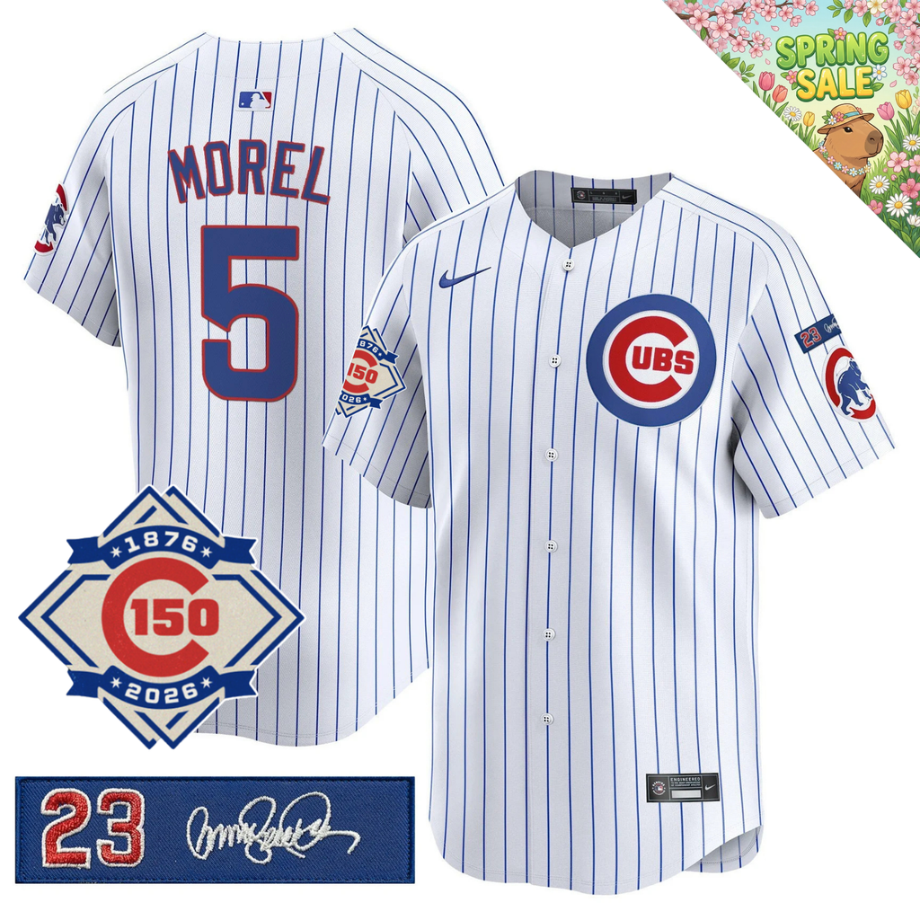 CHC 150th Anniversary & 'Ryne Sandberg Tribute' Limited Blue Jersey - Stitched