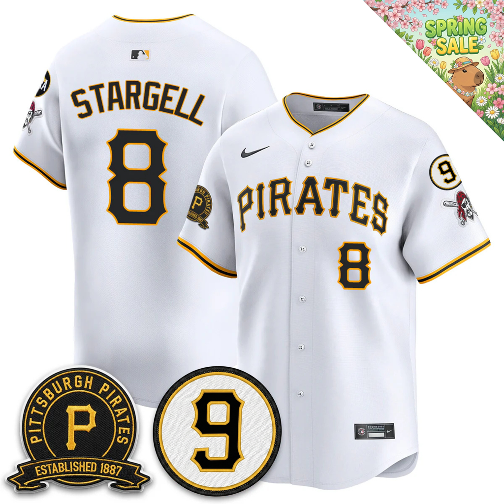 PIT Memories Vapor Limited Jersey - Bill Mazeroski & EST 1887 Patch - Stitched