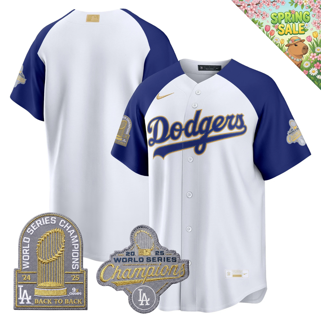 LAD "Gold Collection" Premier Limited Jersey - 9X World Series Champions - Stitched