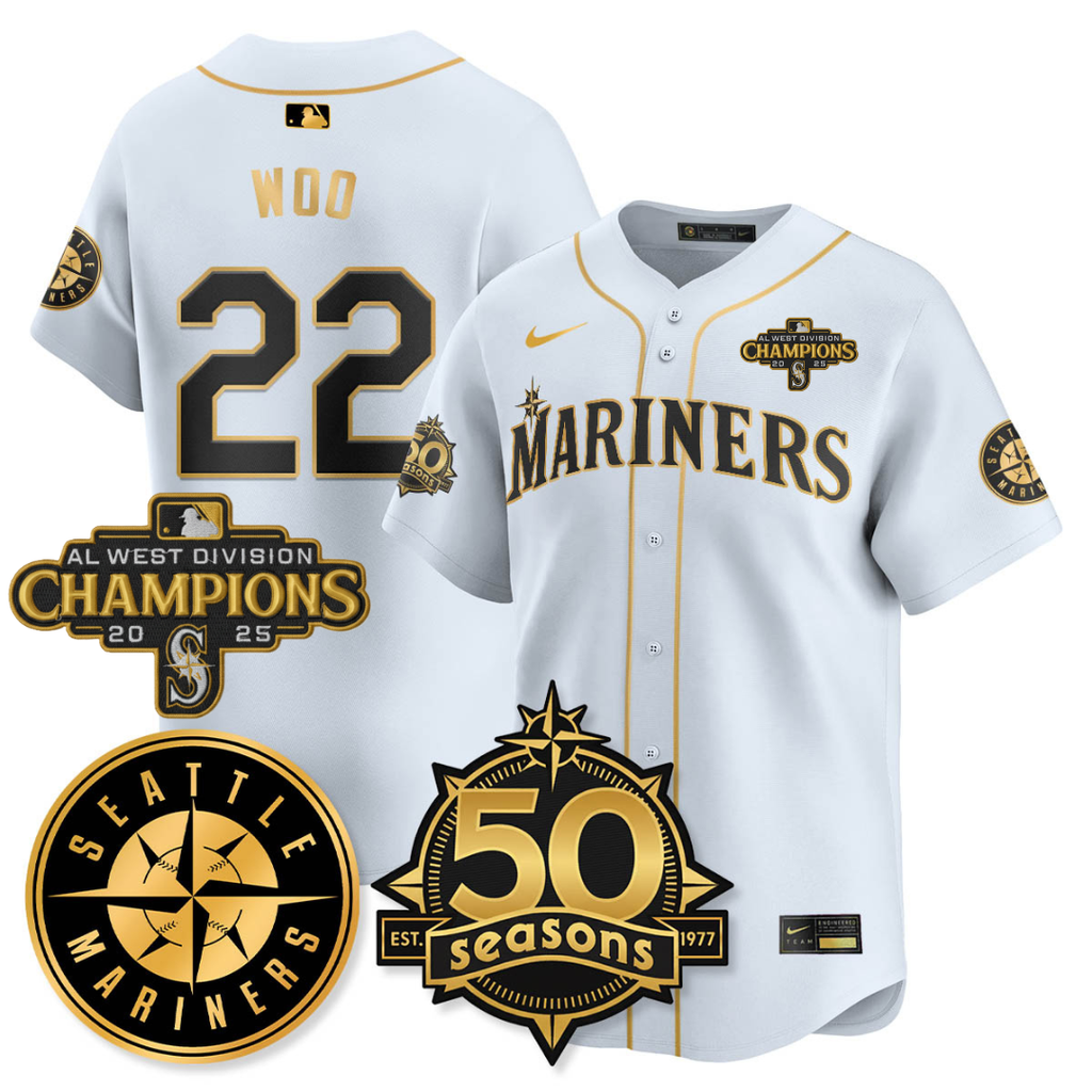 SEA Limited Teal Jersey - 50th Anniversary & AL West Division Champions - Stitched