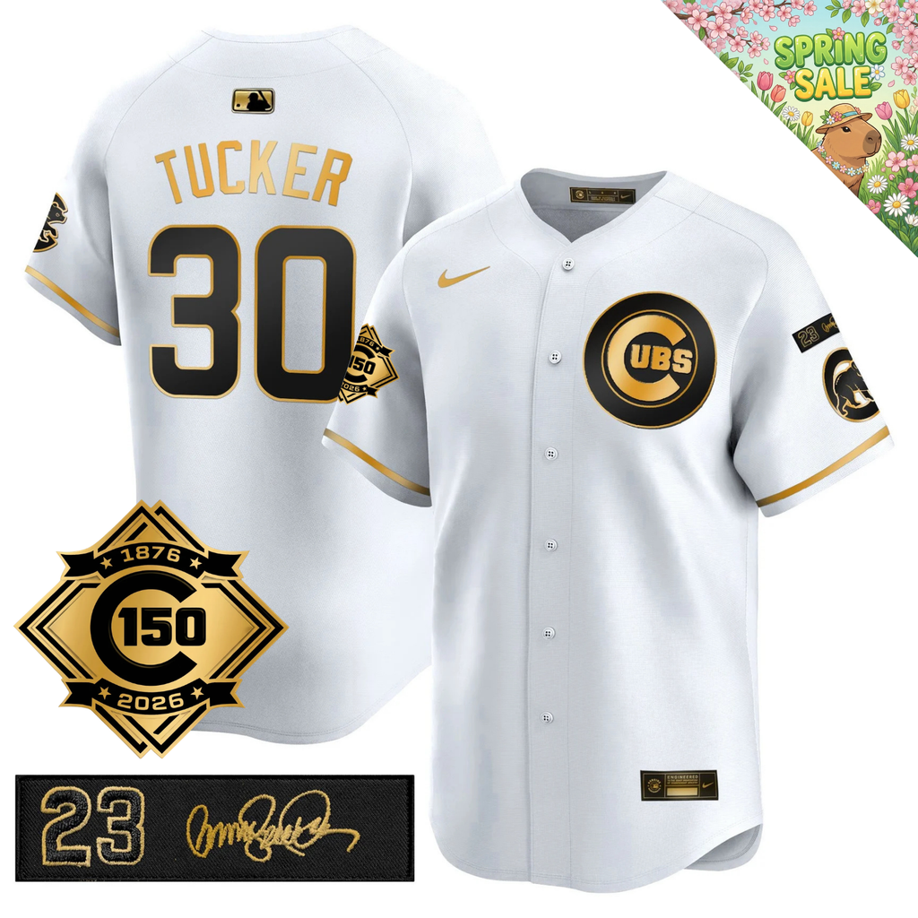CHC 150th Anniversary & 'Ryne Sandberg Tribute' Limited Blue Jersey - Stitched