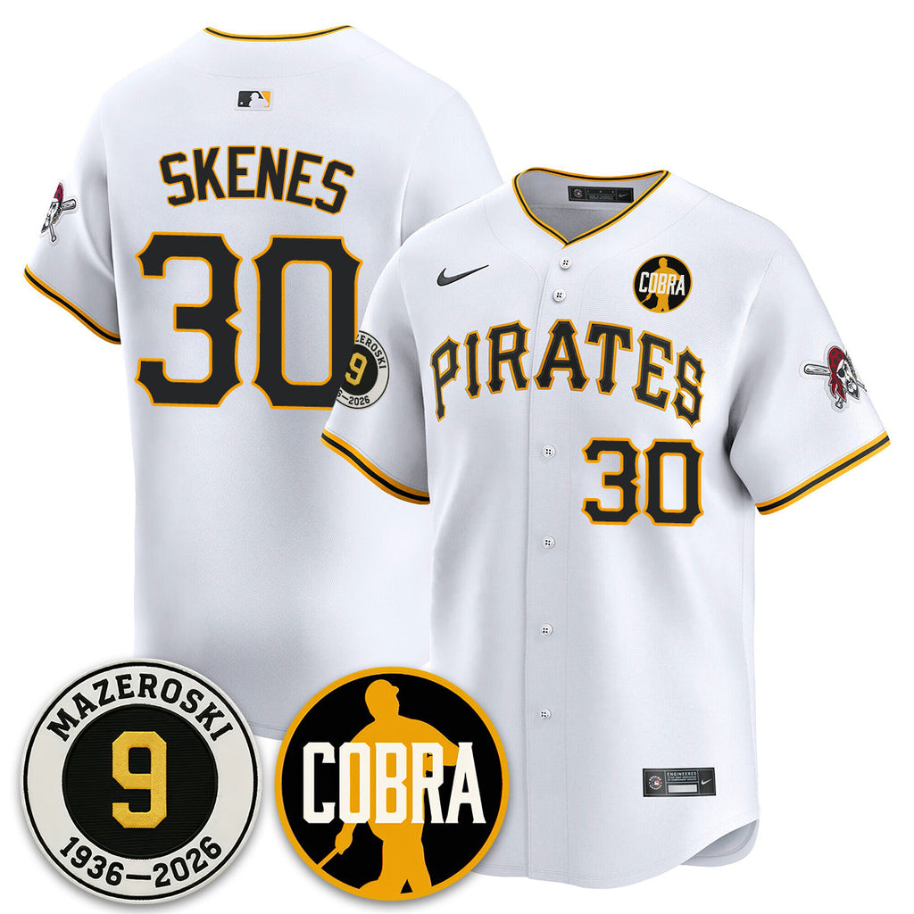 PIT Memories Vapor Limited Jersey - Bill Mazeroski Patch - Stitched
