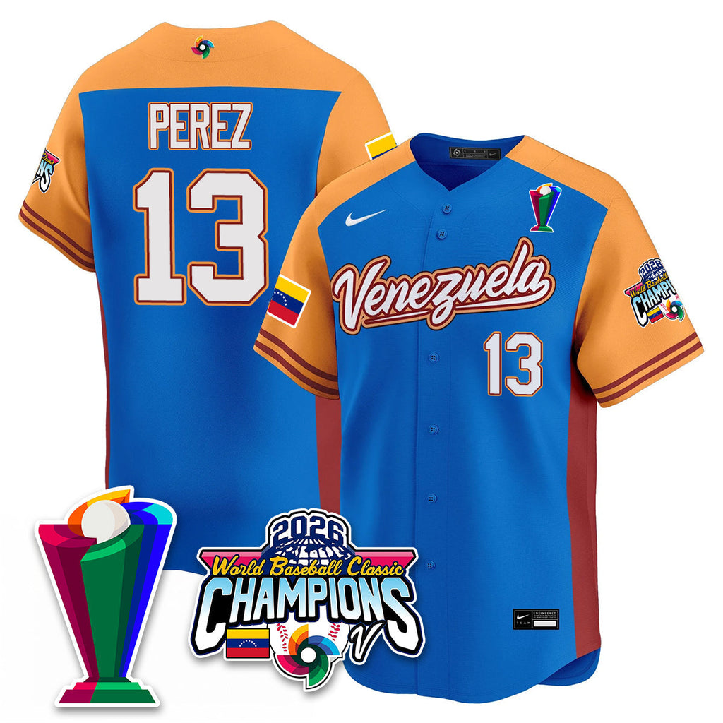 Venezuela Baseball 2026 World Baseball Classic Champions Limited Jersey V2 - Stitched