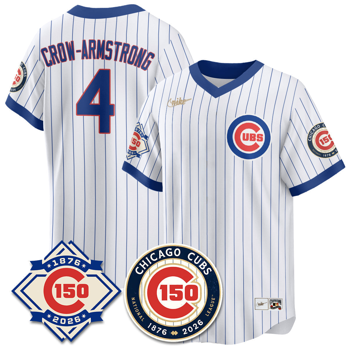CHC Throwback Vapor Limited  Navy Jersey - 150th Anniversary - Stitched