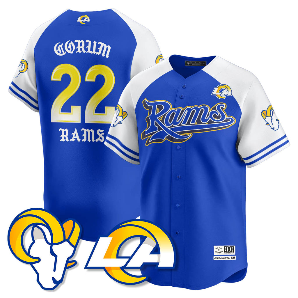 LAR Born x Raised Baseball Jersey - Stitched
