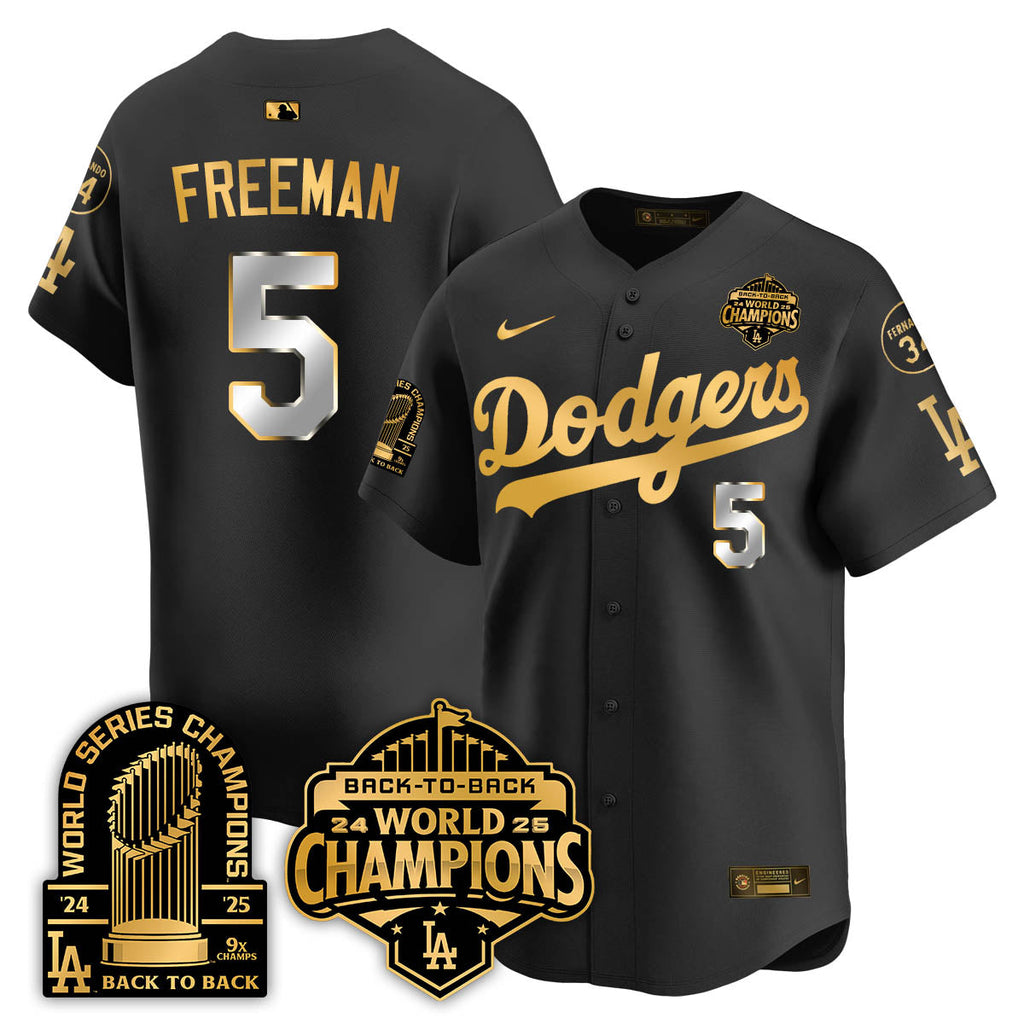 LAD 2025 World Series Champions Jersey - 9x Champs - Stitched