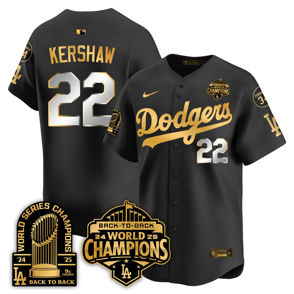 LAD 2025 World Series Champions Jersey - 9x Champs - Stitched