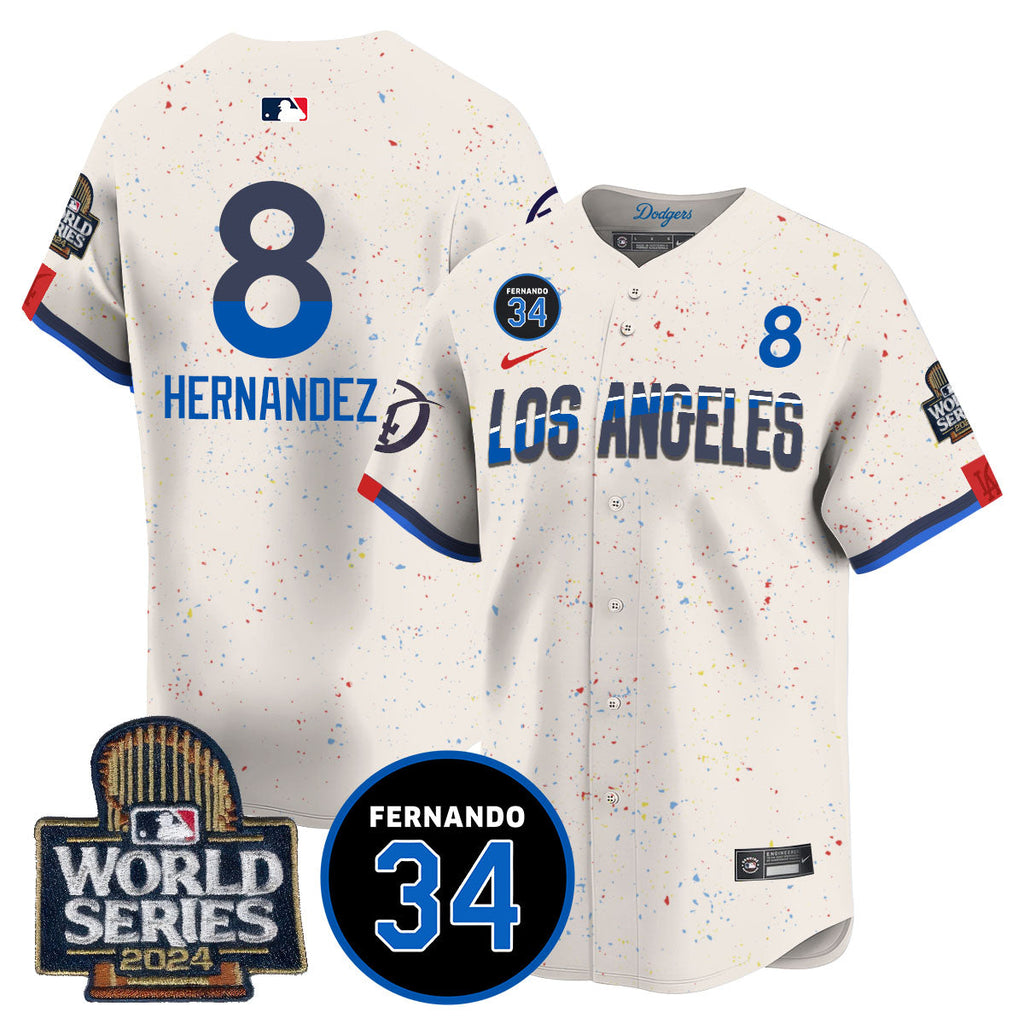 Dodgers Fernando Valenzuela Memorial Jersey - Stitched