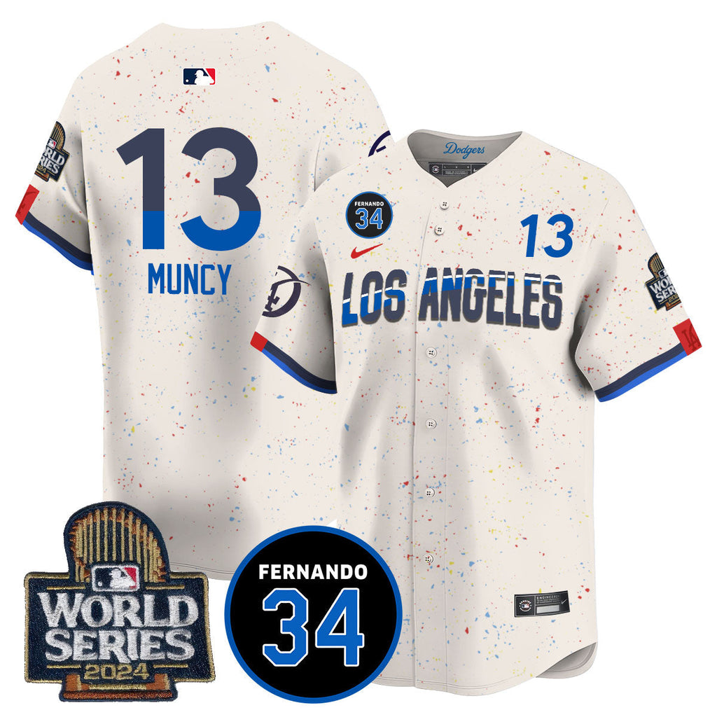 Dodgers Fernando Valenzuela Memorial Jersey - Stitched