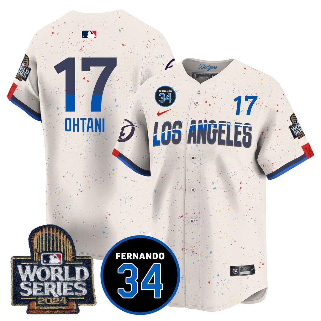 Dodgers Fernando Valenzuela Memorial Jersey - Stitched