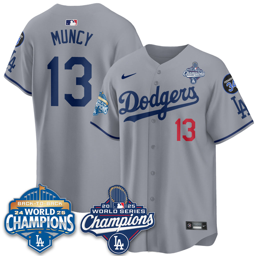 LAD 2025 World Series Champions Jersey - Stitched N2