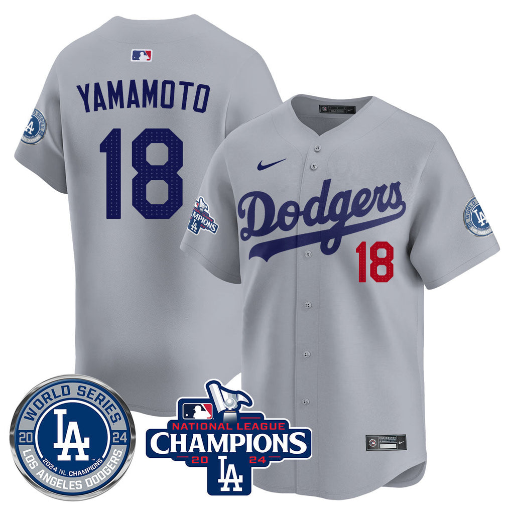 LAD World Series NL Champions Jersey - Stitched