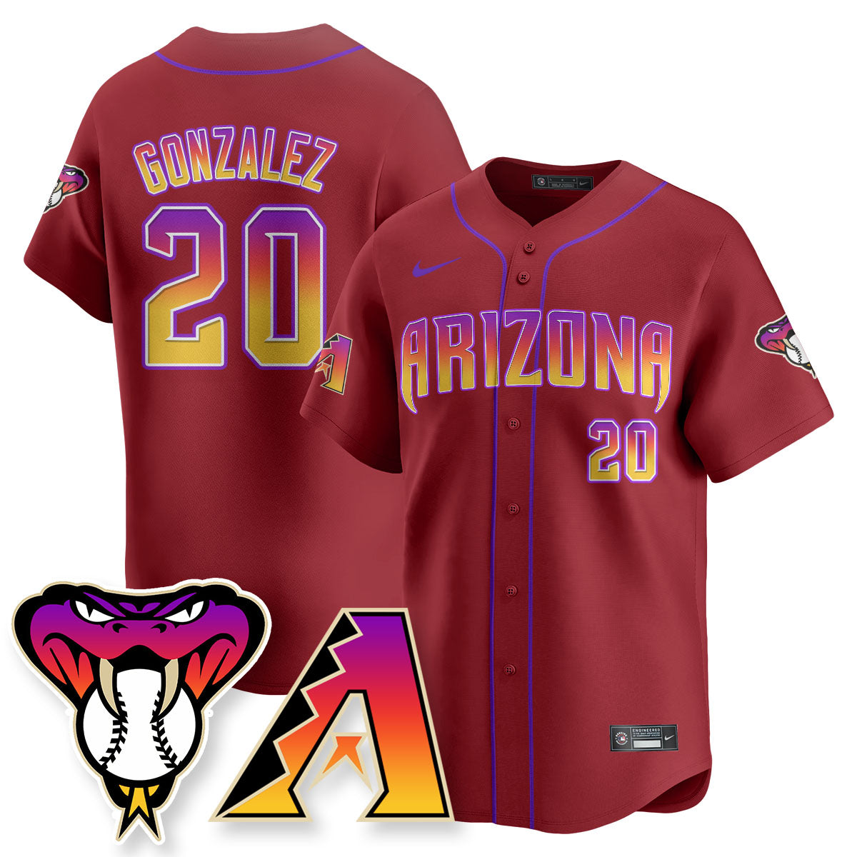 ARI 2025 City Connect Concept Jersey - All Stitched