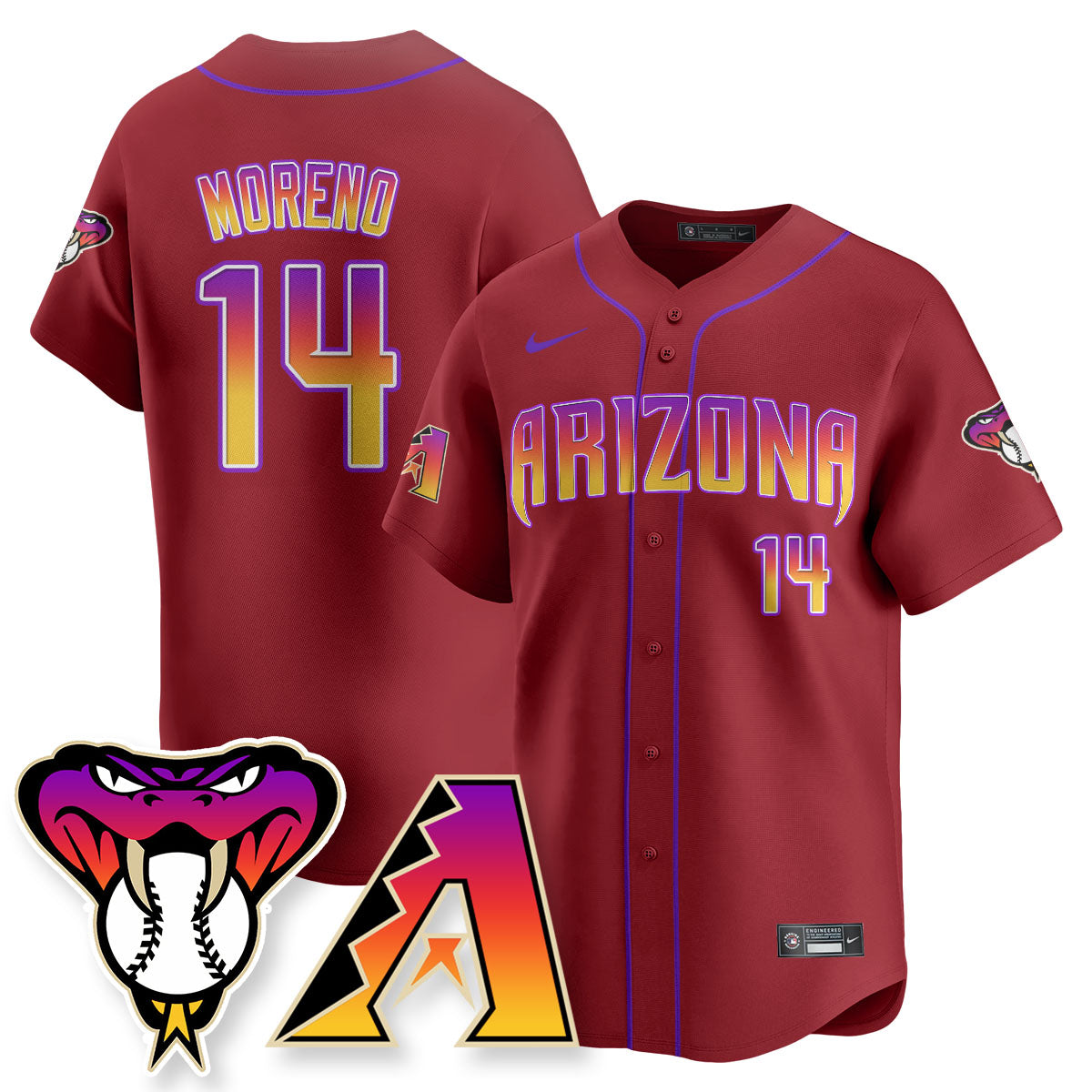 ARI 2025 City Connect Concept Jersey - All Stitched