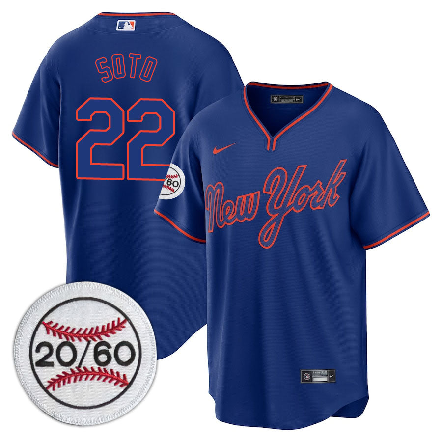 NYM Limited Jersey - 2001 Patch - Stitched
