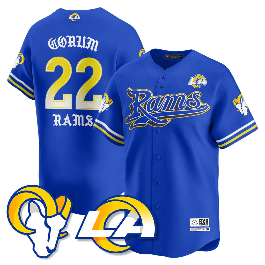 LAR Born x Raised Baseball Jersey - Stitched