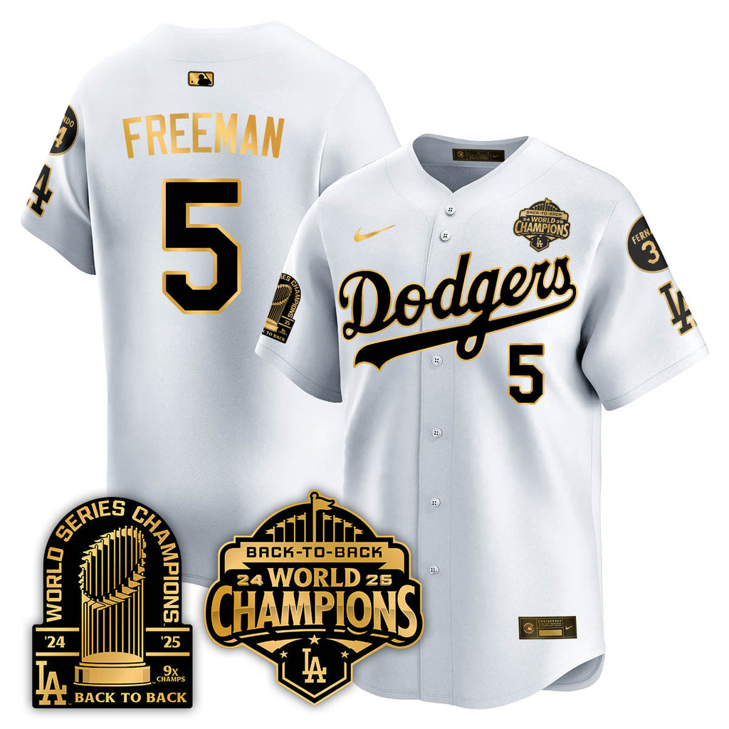 LAD 2025 World Series Champions Jersey - 9x Champs - Stitched