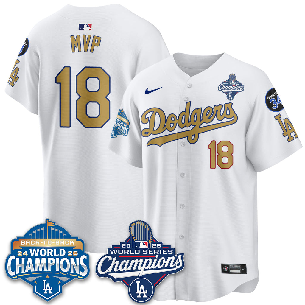 LAD 2025 World Series Champions Jersey - Stitched N2