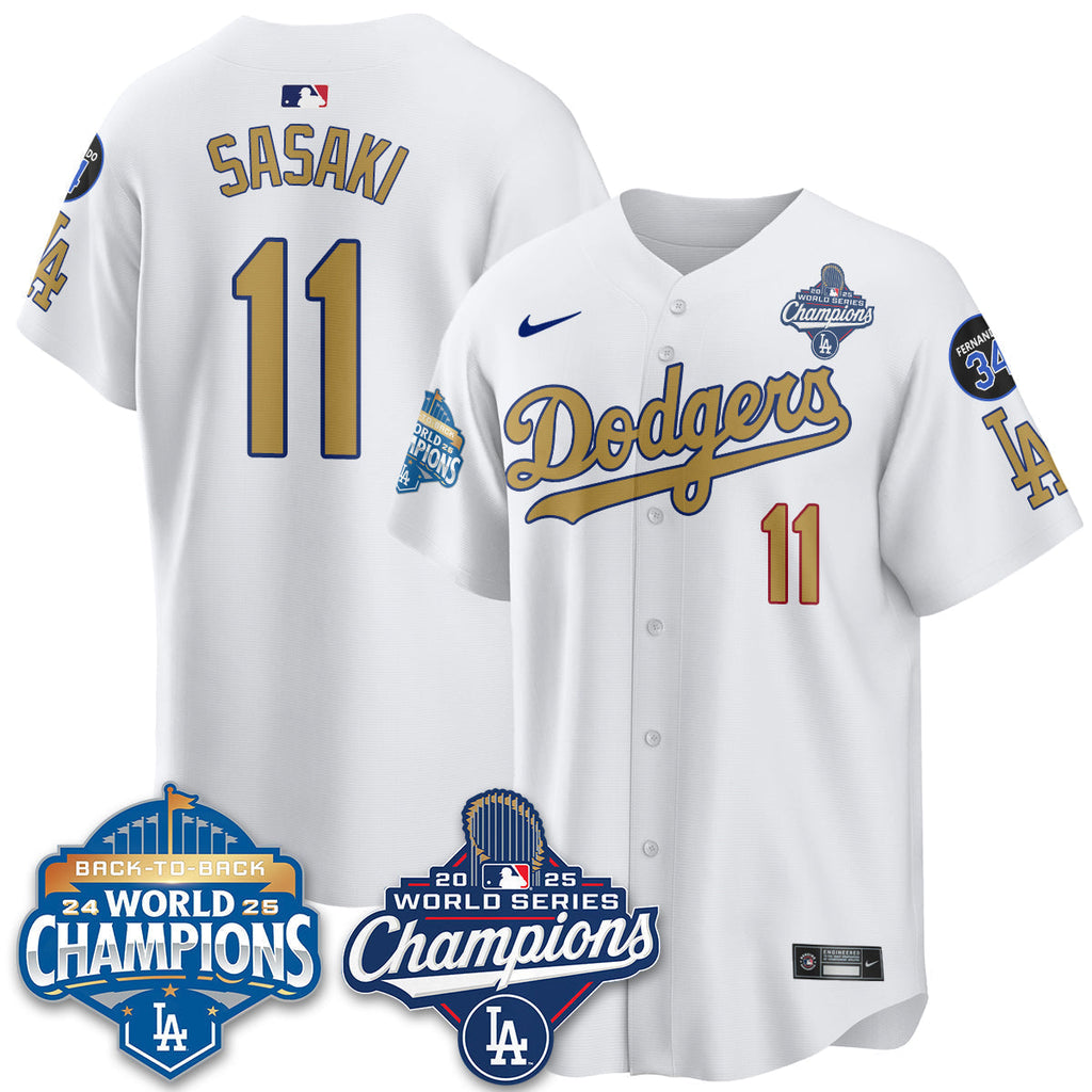 LAD 2025 World Series Champions Jersey - Stitched N2