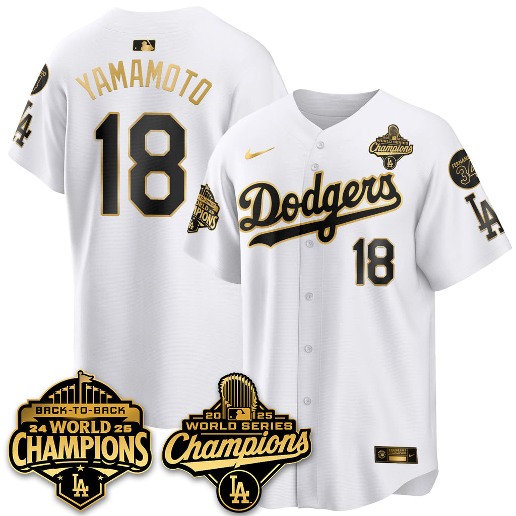 LAD 2025 World Series Champions Jersey - Stitched N2