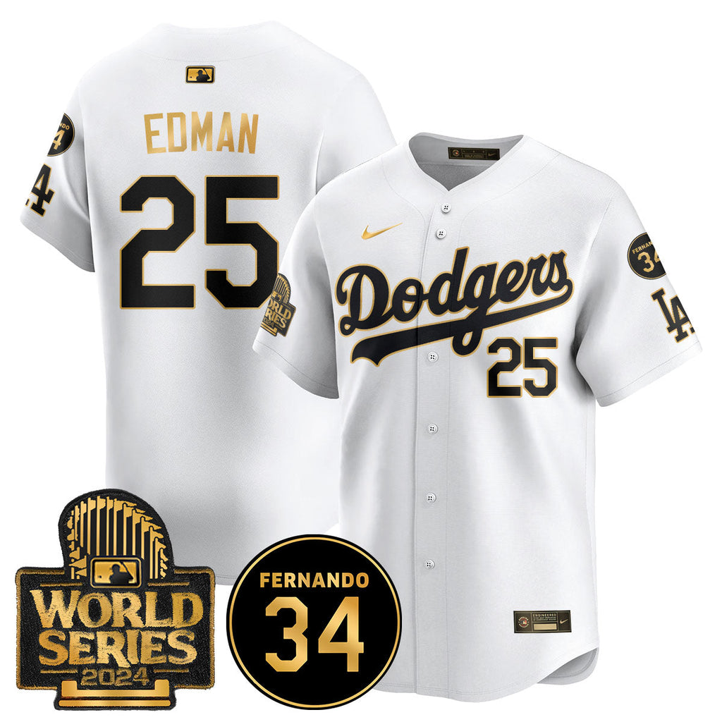 Dodgers Fernando Valenzuela Memorial Jersey - Stitched
