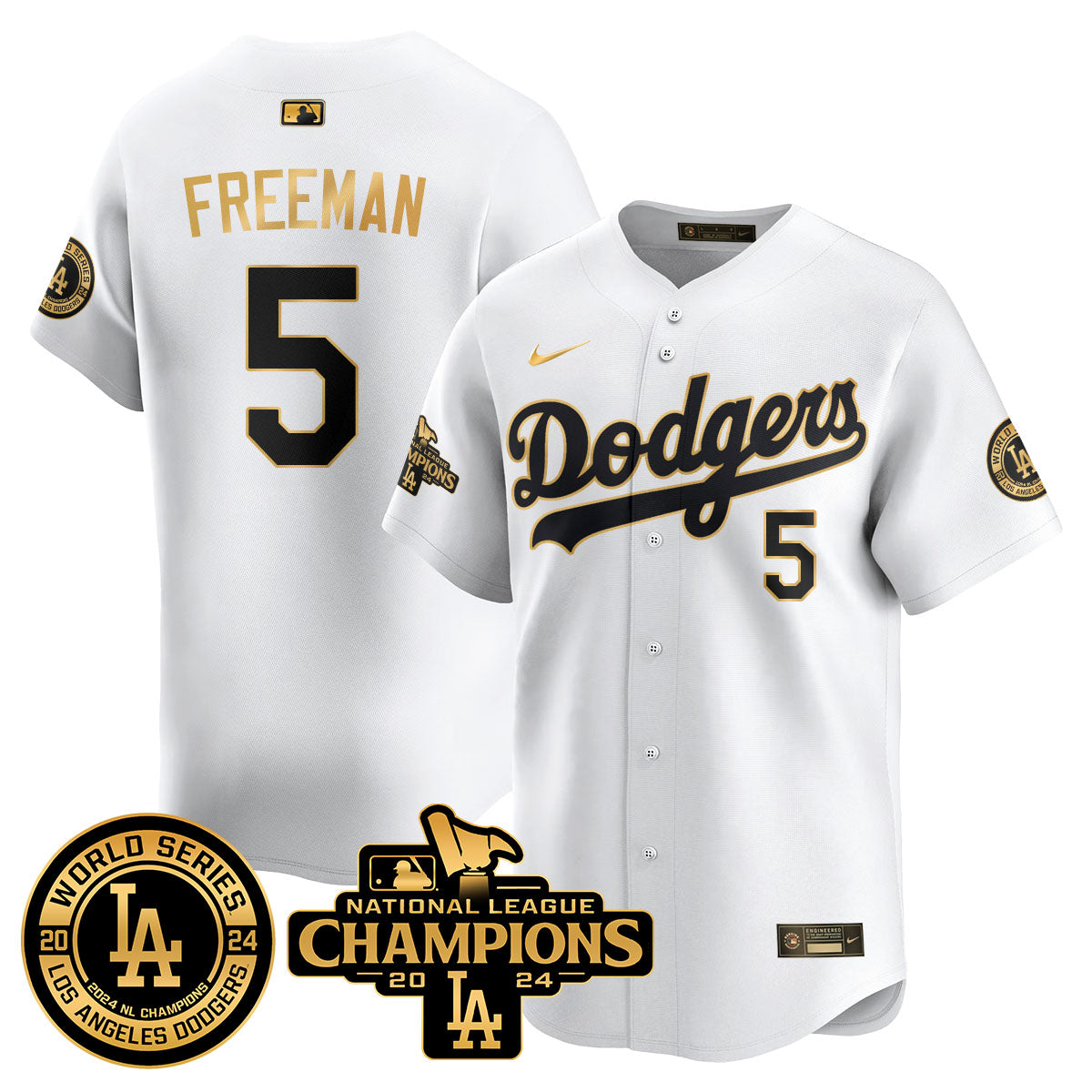 LAD World Series NL Champions Jersey - Stitched