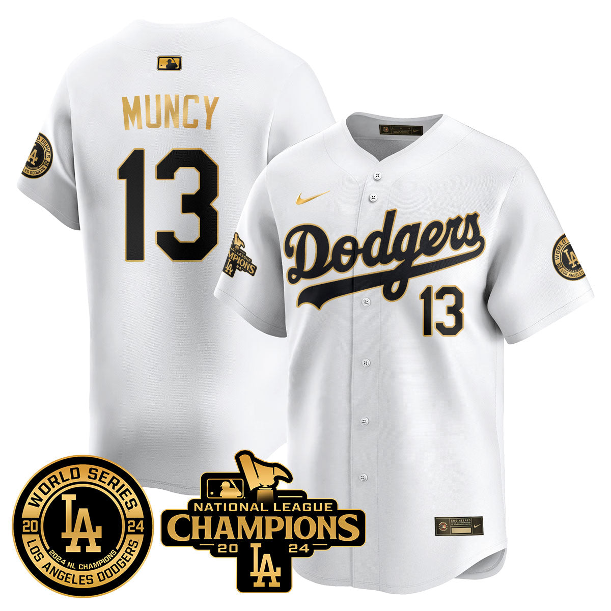 LAD World Series NL Champions Jersey - Stitched
