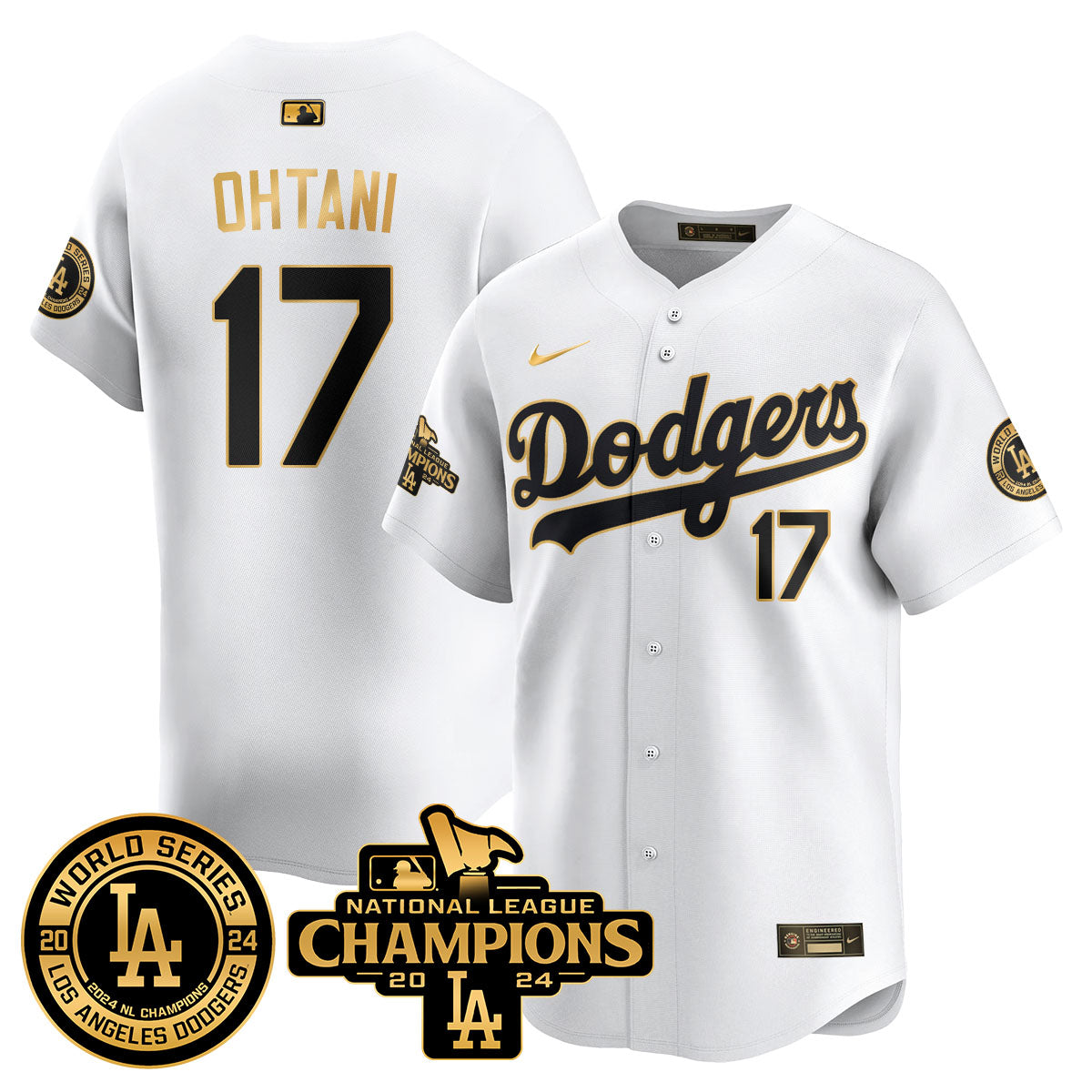 LAD World Series NL Champions Jersey - Stitched
