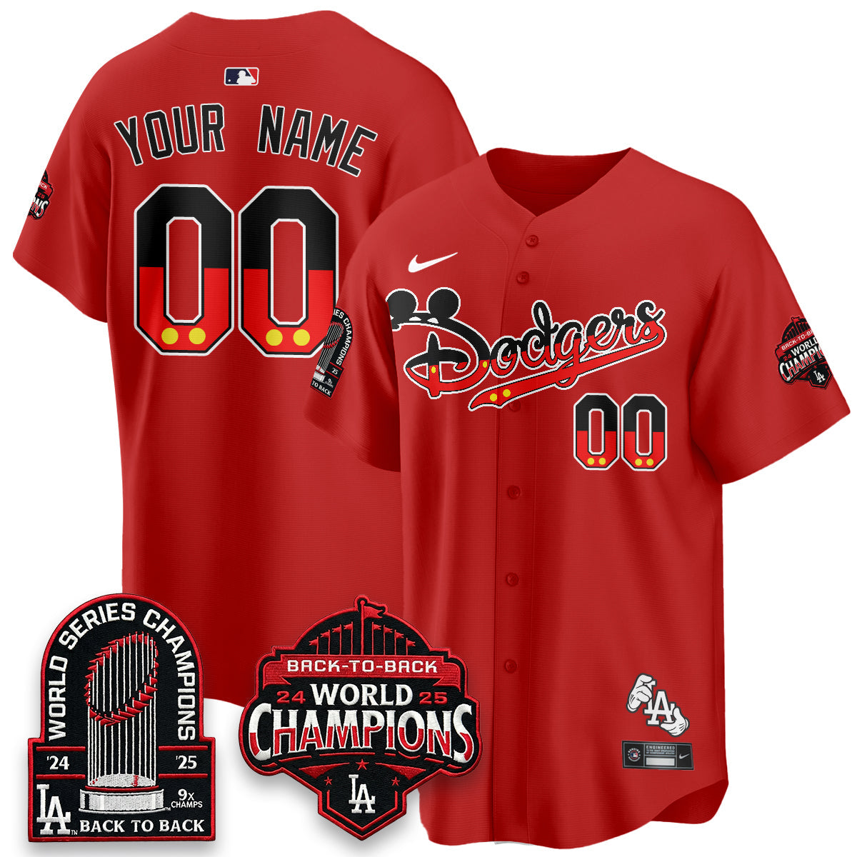 LAD x Mouse Vapor Limited Custom Jersey- Stitched