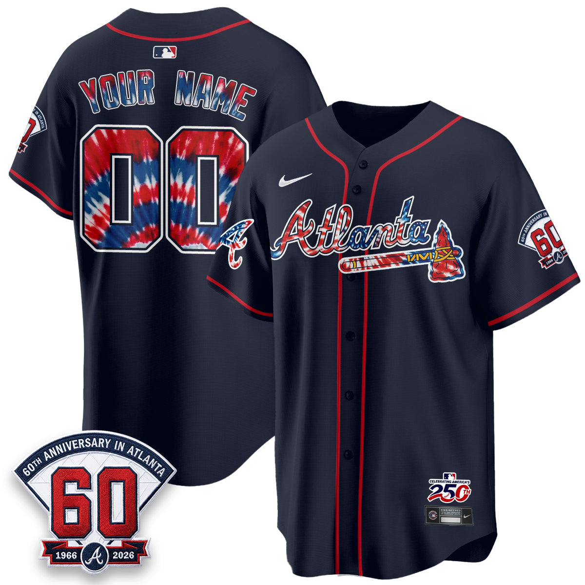 ATL Americana 2026 Vapor Limited Custom Jersey - Stitched