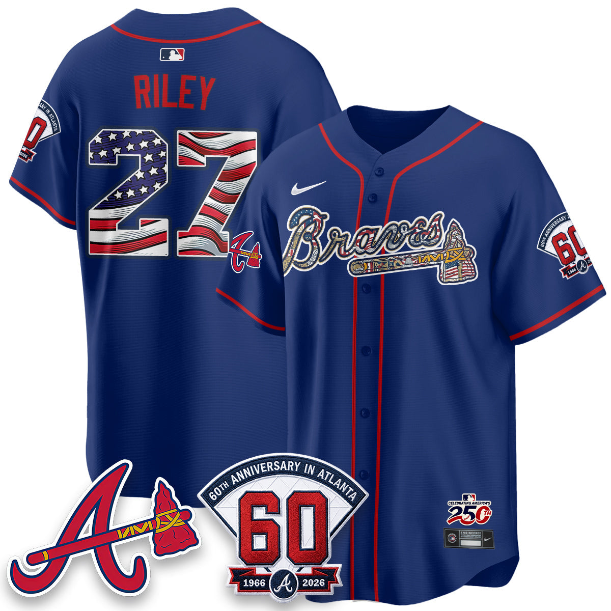 ATL 2026 Independence Day USA Vapor Limited Jersey - Stitched