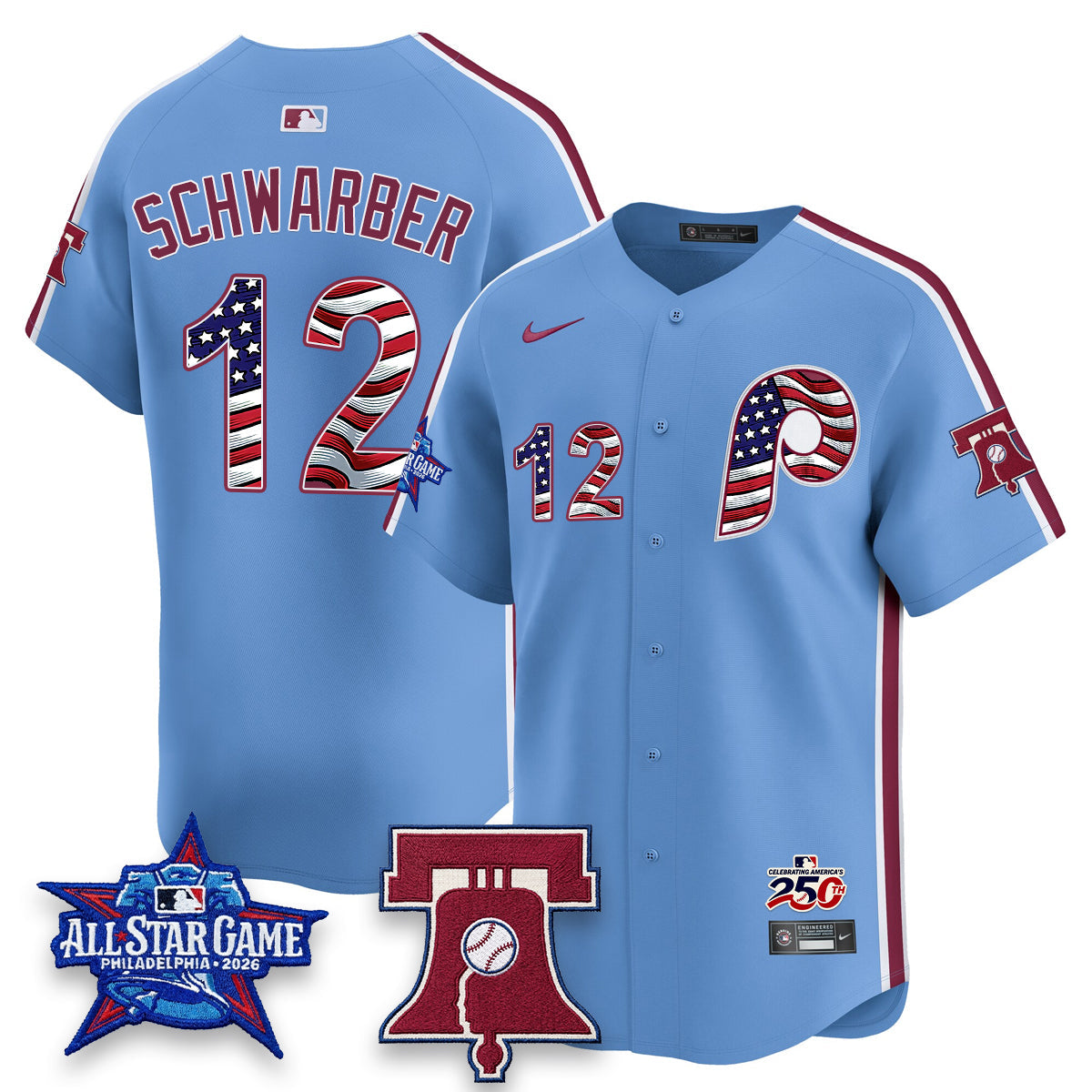 PHI 2026 Independence Day USA Vapor Limited Jersey - Stitched (Tiktok)