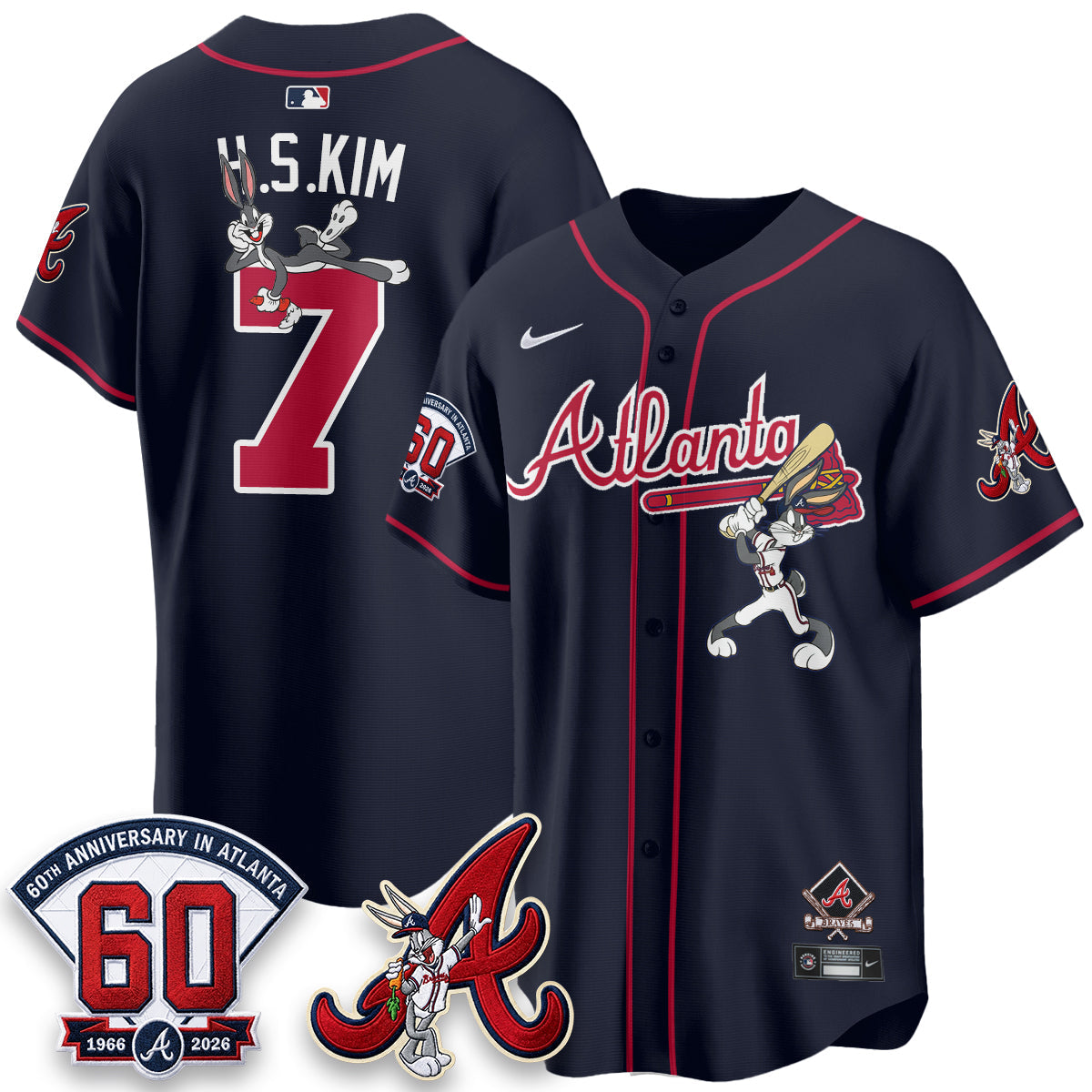 ATL x Bunny Vapor Premier Limited Jersey - Stitched