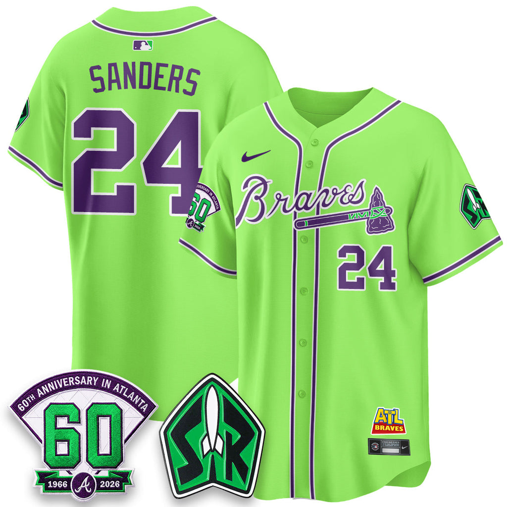 ATL 60th Anniversary Space Ranger Edition Vapor Limited Jersey - Stitched