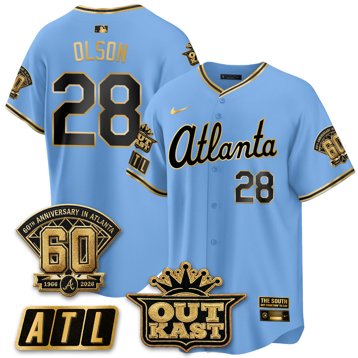 ATL 2026 Gothic Edition Vapor Limited Jersey - All Stitched
