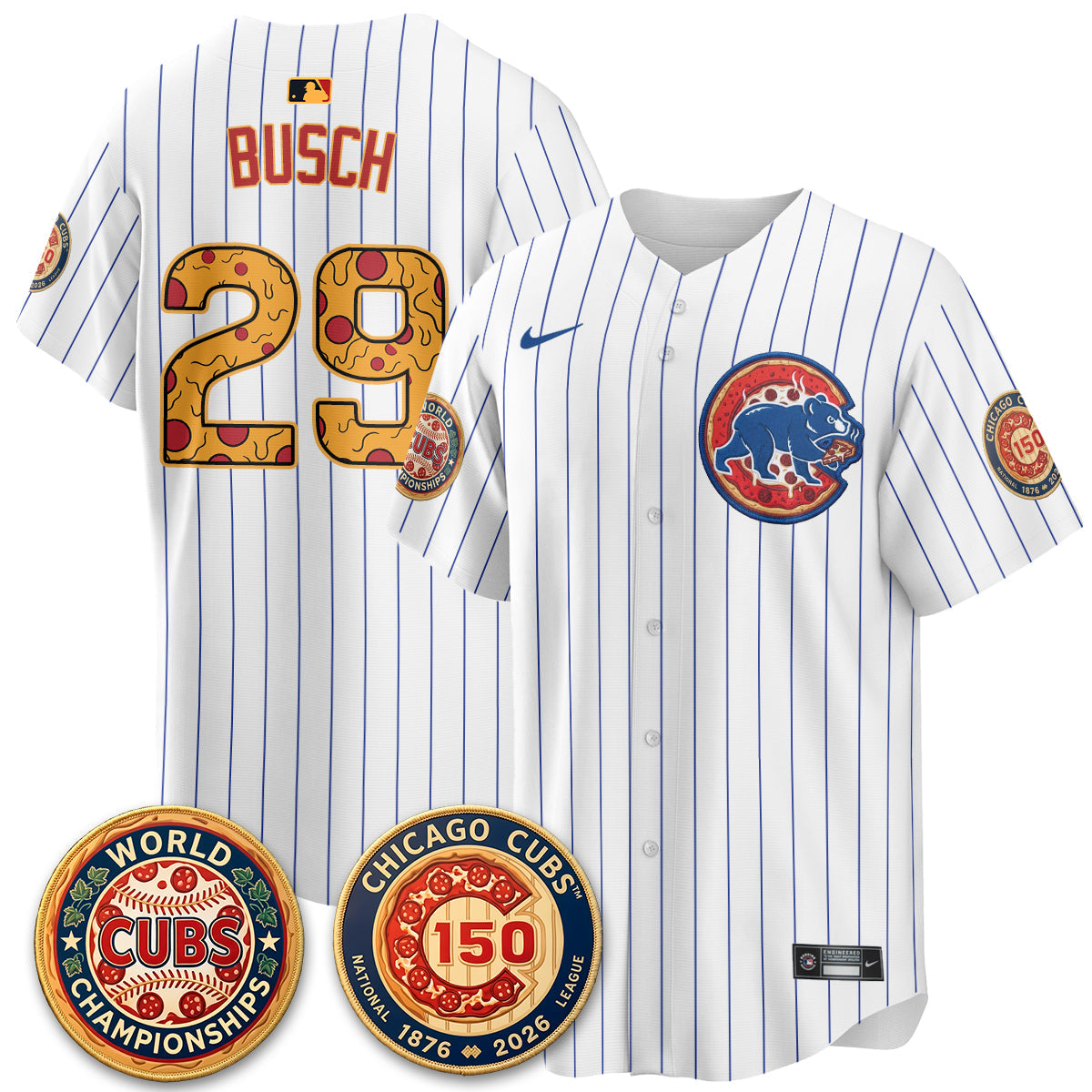 CHC Deep Dish Pizza Vapor Limited Royal Jersey - Stitched