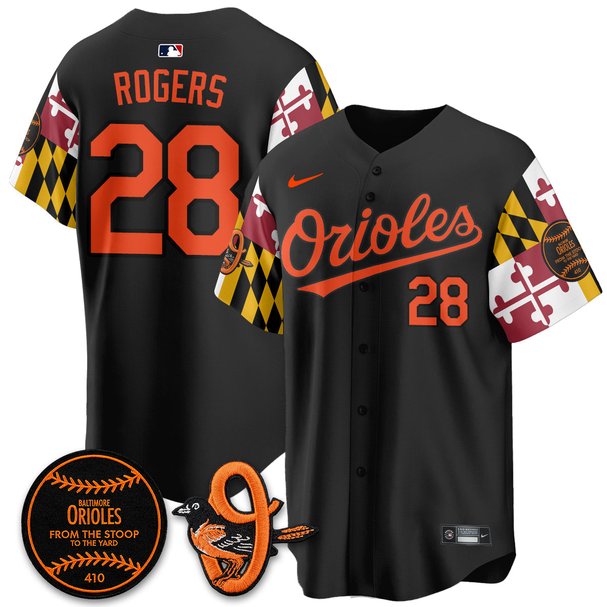 BAL 2026 x Maryland State Flag Vapor Jersey - Stitched V2