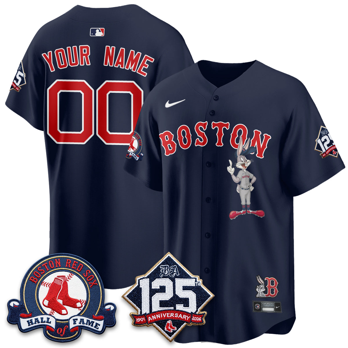 BOS x Bunny Vapor Premier Limited Custom Jersey - Stitched
