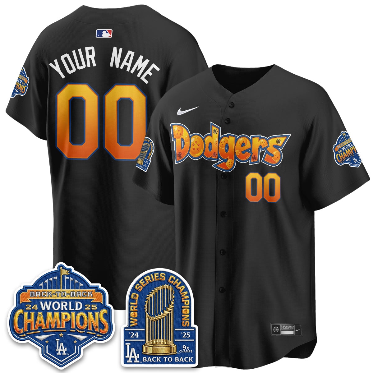 LAD x DB Night 2026 Vapor Custom Jersey V2- Stitched