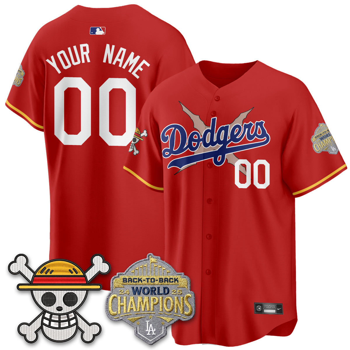 LAD x OP Vapor Custom Jersey -All Stitched V2
