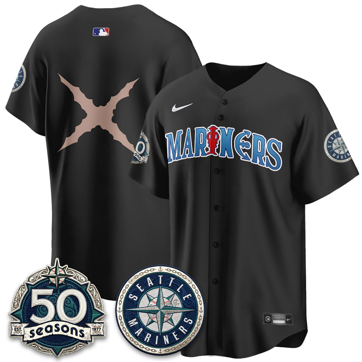 SEA x Japanese Cartoon Vapor Limited Jersey - Stitched