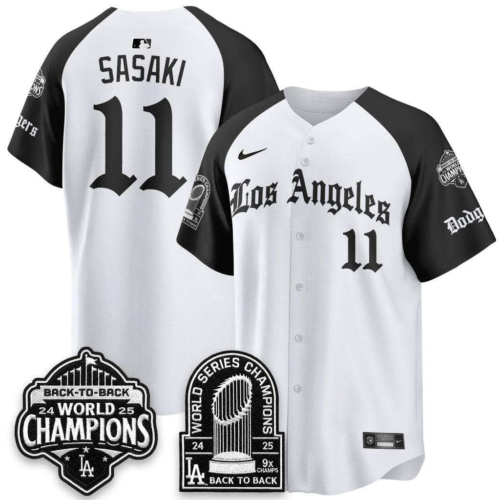 LAD WS Champions Back 2 Back Patch Vapor Premier Limited Gothic Gold Edition Jersey - Stitched