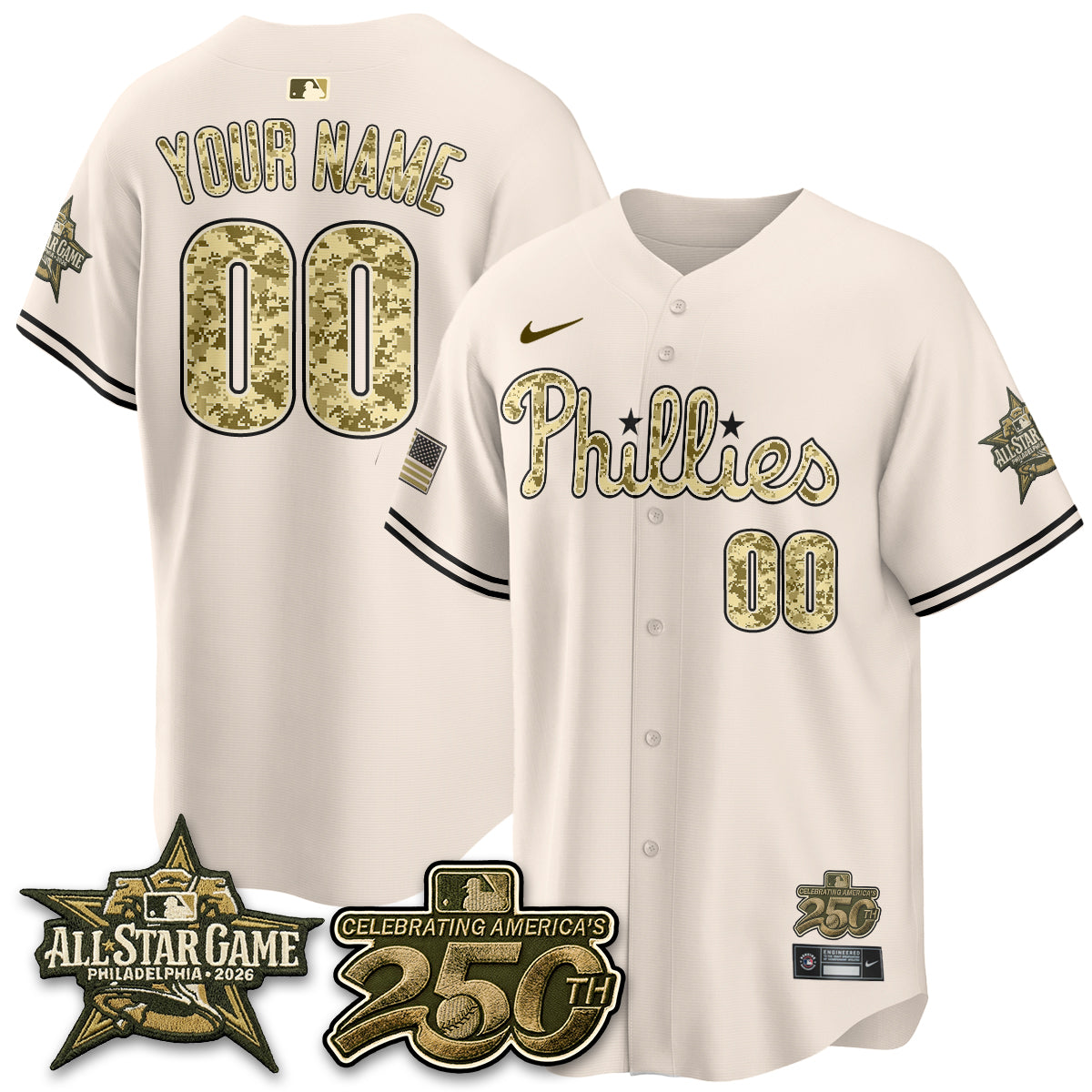 PHI  2026 Armed Forces Day Custom Jersey V3 - All Stitched